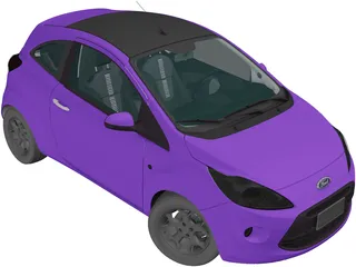 Ford Ka (2014) 3D Model