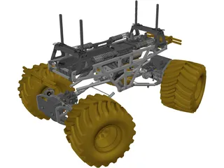 Tamiya TXT-1 RC 1/10 Monster Truck 3D Model