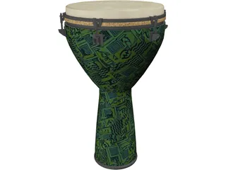 Djembe Remo 3D Model