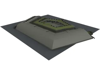 Fort Knox Maine 3D Model