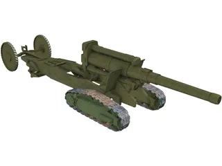 B-4 wz.1931 kal.203mm 3D Model