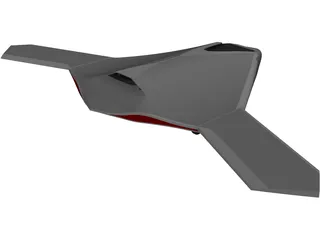 X-47B Unmanned Drone 3D Model