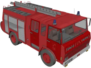 Renault Camiva Berliet 770 (1981) 3D Model