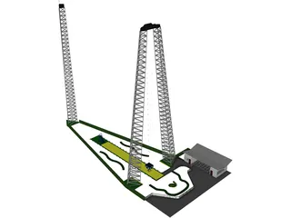 Sky Coaster 3D Model