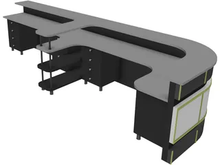 Table Reception 3D Model