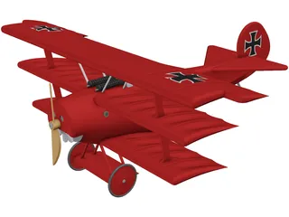 Triplane German 3D Model