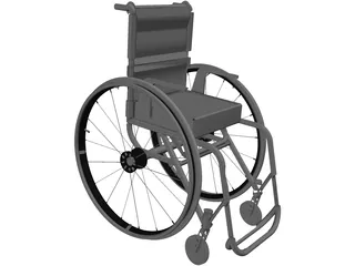 Wheel Chair 3D Model