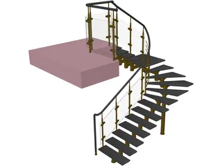 Stairs 3D Model