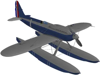 Supermarine S.6B 3D Model