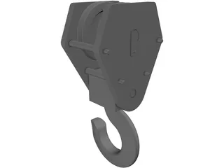 Crane Hook 3D Model