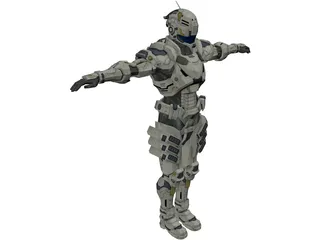 Vanquish Augmented Reaction Suit 3D Model