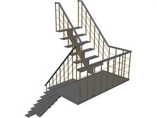 Stair 3D Model