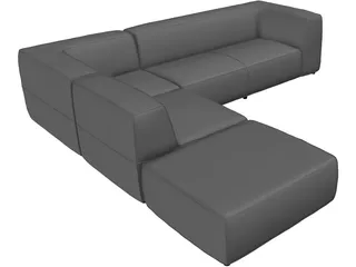 Daisy Sofa 3D Model