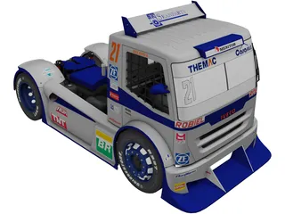 Iveco Stralis Dakarmotors 3D Model