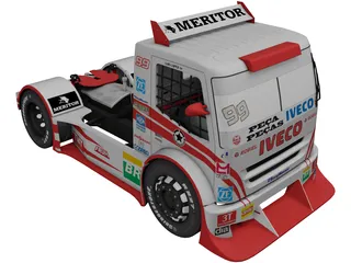 Iveco Stralis Lucar Motorsports 3D Model