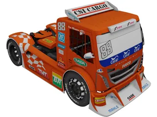 Iveco Stralis Scuderia Iveco 3D Model