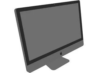 Apple iMac 27 Inch Monitor 3D Model