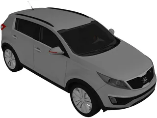 Kia Sportage (2012) 3D Model