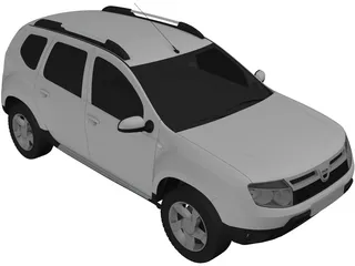 Dacia Duster (2012) 3D Model