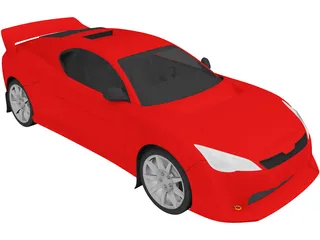 Rally Car Prototype 3D Model