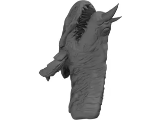 Dragon Head 3D Model