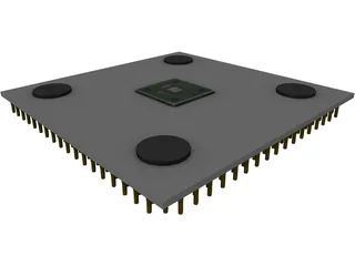 AMD Athlon XP 2100+ Processor 3D Model