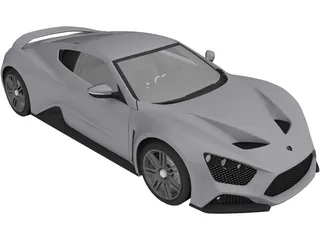 Zenvo ST1 (2010) 3D Model