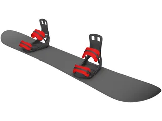 Snowboard 3D Model