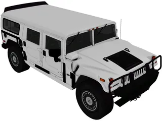 Hummer H1 Alpha 3D Model