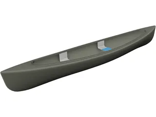 Canoe 3D Model