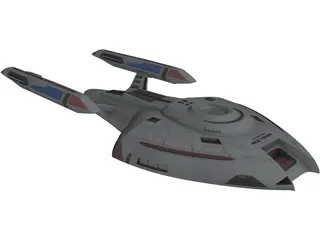 Nova Class Star Ship 3D Model