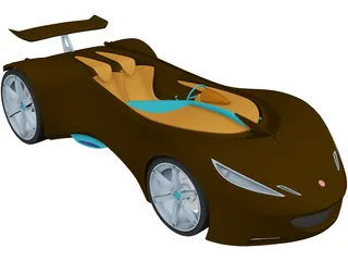 Lotus Hot Wheel Concept 3D Model