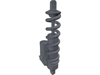 Cane Creek Double Barrel shock 3D Model