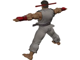 Ryu 3D Model