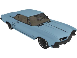 Buick Riviera (1963) 3D Model