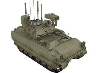 M2A3 Bradley with ERA 3D Model