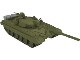 T-72 Tank 3D Model