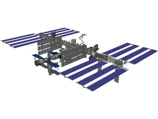 International Space Station (2011) 3D Model