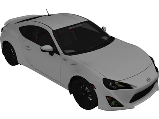 Scion FR-S (2014) 3D Model