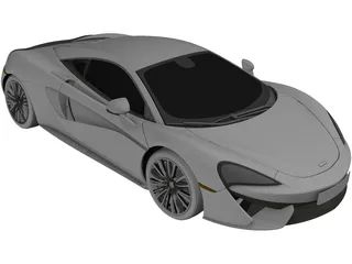 McLaren 570S 3D Model