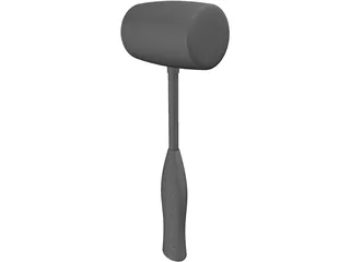 Rubber Hammer 3D Model