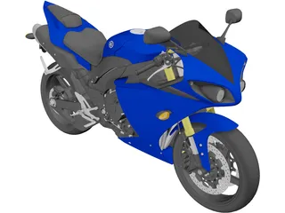 Yamaha R1 (2010) 3D Model