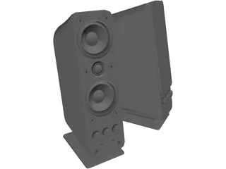 Creative Gigaworks T40 Speakers 3D Model