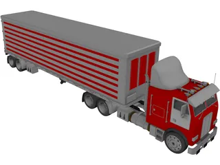 Freightliner Truck 3D Model