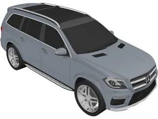 Mercedes-Benz GL 63 AMG 3D Model