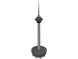 Milad Tehran Tower 3D Model