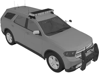 Dodge Durango Police (2013) 3D Model