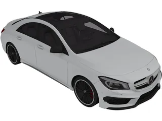 Mercedes-Benz CLA45 AMG (2014) 3D Model