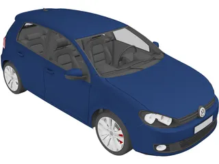 Volkswagen Golf 5 3D Model