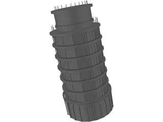 Pisa Tower 3D Model